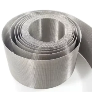 Stainless Steel Woven Wire Mesh Automatic Reserve Dutch Filter Belt Metal Filter Band Mining Sieving Screen Filter