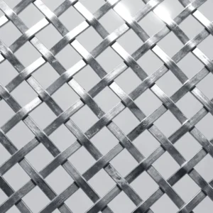 Stainless Steel Woven Wire Mesh Plain Weave Decorative Partition Ceiling Lining Net with Welding & Cutting Services