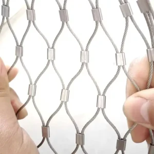 Stainless Steel Woven Wire Rope Mesh for Safety and Security