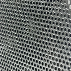 Stainless Steel and Galvanized Aluminium Perforated Diamond Mesh Round and Oval Perforated Metal Mesh Sheet