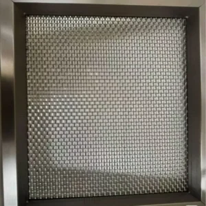 Stamped Woven Stainless Steel Wire Mesh Protective Screen Hotel Ceiling Background Wall Decoration with Welding Services