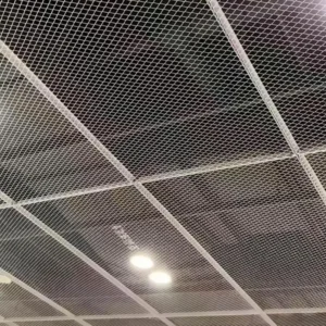 Standard Customized Decorative Galvanized Steel Powder Coated Aluminum Expanded Metal Mesh Ceiling Panels
