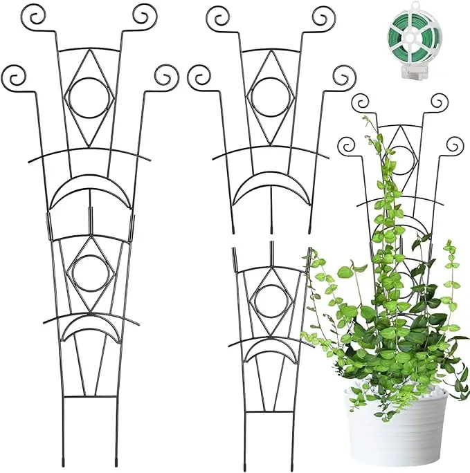 Sturdy Eco Friendly Metal Plant Trellis Coated Steel Wire Mesh for Farming Garden Outdoor Use As Sport Fence