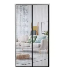 Summer Magnetic Mosquito Proof Door Screen Curtain with Fiberglass Mesh Modern Design Customized Size & Easy Installation