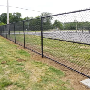 Sustainable Construction Site Chain Link Fence Used Hot Dipped Galvanized Pvc Coated Iron Wire Mesh for Baseball