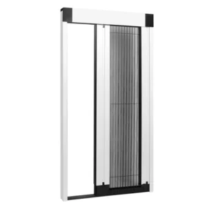Trackless Pleated Screen Barrier Free Bottom Trackless Window Screen Mosquito Net for Window Screen Sliding Door