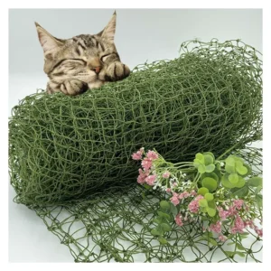 UV Weather Proof Animal Netting Reinforced With Steel Wire For Balcony Terrace Window