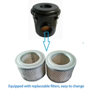 Vacuum Pump Filter High-Strength Carbon Steel & Stainless Steel Mesh 100 Mesh 150 Micron Filtration Dust Removal