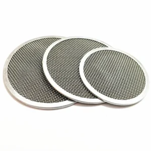 Various Size 304 Stainless Steel Edge Wrapped Wire Mesh Filter Screen Round Filter Disc