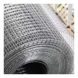 Welded Wire Mesh Rolls 2″ x 1″ Galvanized Fencing Iron Wire Netting Plain Weave Style Custom Cutting Service