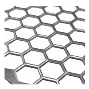 Welded and Cut Decorative Galvanized Stainless Steel Honeycomb Balcony Aluminum Perforated Metal Antiskid Iron Sheet Plate