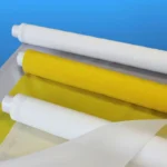 White Yellow Bolting Cloth Polyester Screen Mesh 43t 48t 54t 59t 64t 72t 77t 80t 90t 100t 120t Screen Printing Mesh