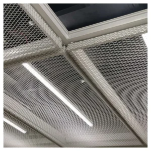 Wire Mesh for Ceiling Metal False Ceiling Aluminum Screen Painting Plastic Paper + Wooden Case Punching 6 M SLLBW