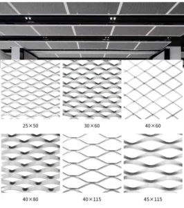 Wire Mesh for Ceiling Metal False Ceiling Aluminum Screen for Office Ceiling