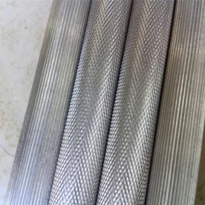 Woven Aluminum Lace Rod Straight Grain Net Grain Diagonal Grain Pull Flower Aluminum Tube