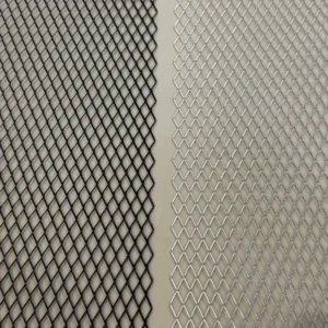 Woven Aluminum Mesh Sheet Diamond Hole Perforated Building Ceiling Filter Screen Eco Friendly Longer Life