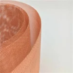 Woven Copper Wire Mesh Cloth Copper Metallic Fabric
