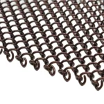 Zhihang Customized Gold Aluminum S shaped Spiral Metal Mesh Curtain for Ceiling and Suspended Ceiling