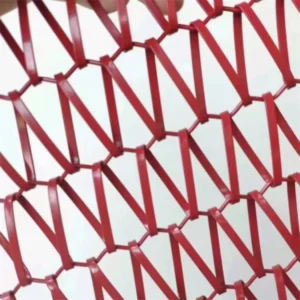 Zhihang Metal Decorative Mesh Hanging Curtains Office Ceilings Suspended Ceilings Stretch Mesh Exterior Wall Decorative Mesh