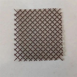 Zhihang Stainless Steel Metal Woven Mesh Decorative Mesh Screen Partition Ceiling Aluminum Plate diamond Grille Mesh Curtain